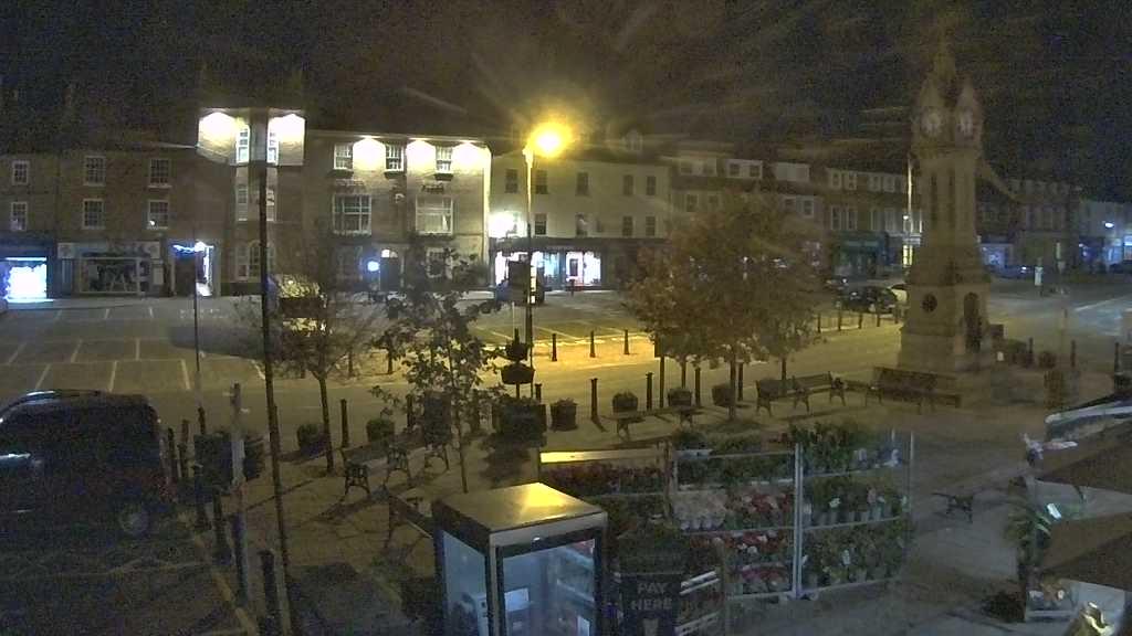 Thirsk webcam overlooking the Market Place