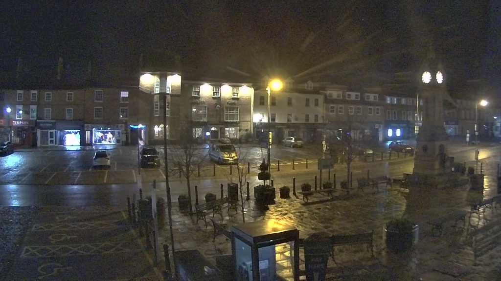 Thirsk webcam overlooking the Market Place