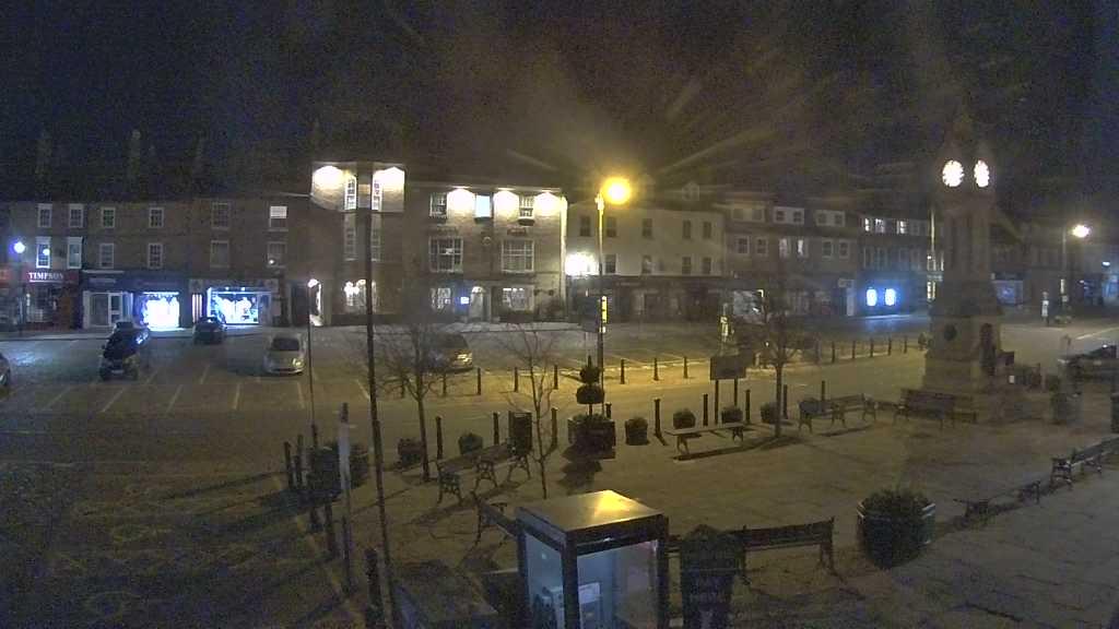 Thirsk webcam overlooking the Market Place