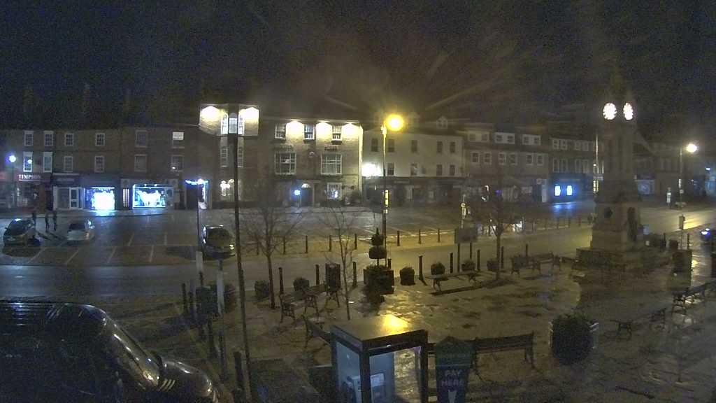 Thirsk webcam overlooking the Market Place