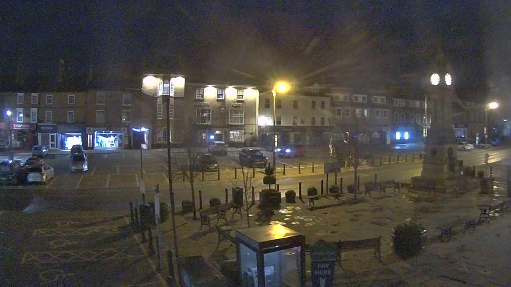 Thirsk webcam overlooking the Market Place
