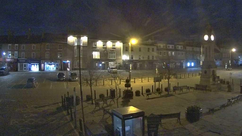 Thirsk webcam overlooking the Market Place