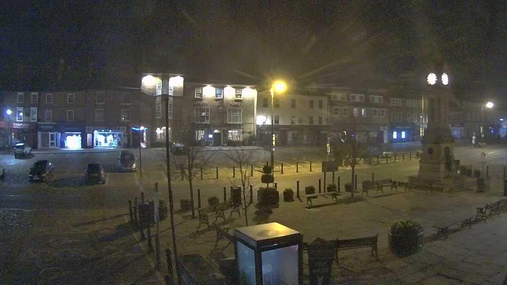Thirsk webcam overlooking the Market Place