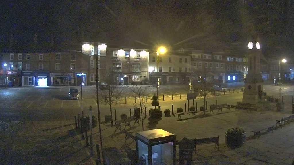 Thirsk webcam overlooking the Market Place