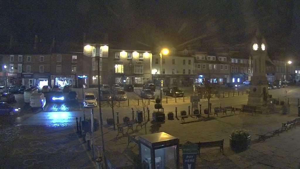 Thirsk webcam overlooking the Market Place