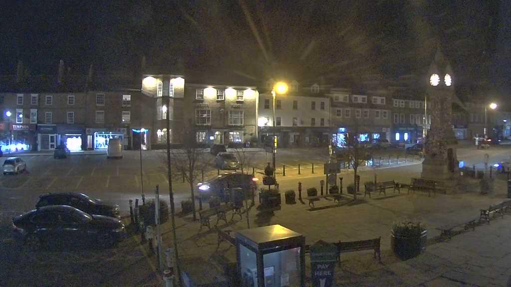 Thirsk webcam overlooking the Market Place