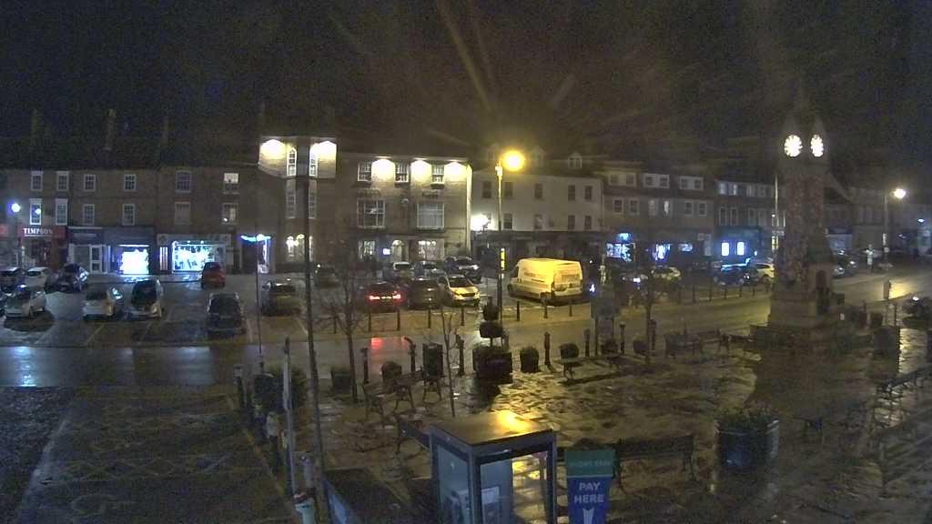 Thirsk webcam overlooking the Market Place