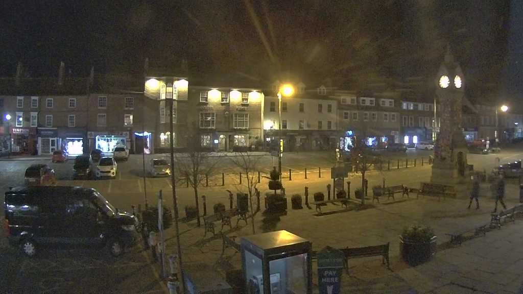Thirsk webcam overlooking the Market Place