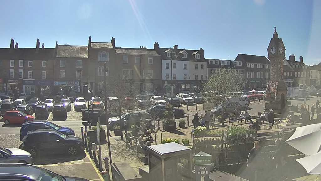 Thirsk webcam overlooking the Market Place