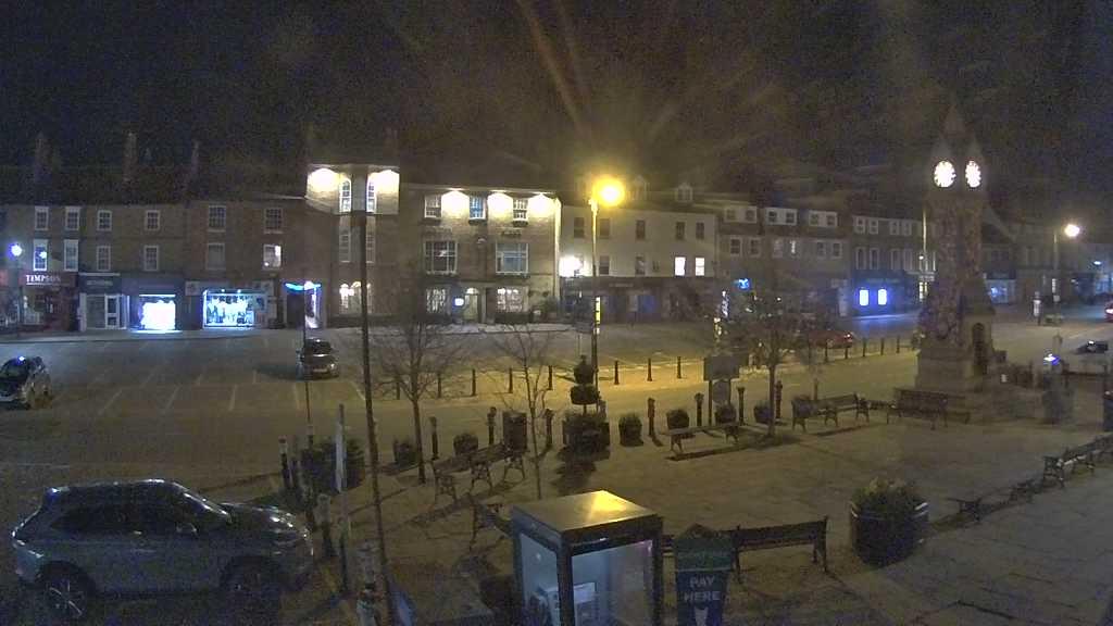 Thirsk webcam overlooking the Market Place