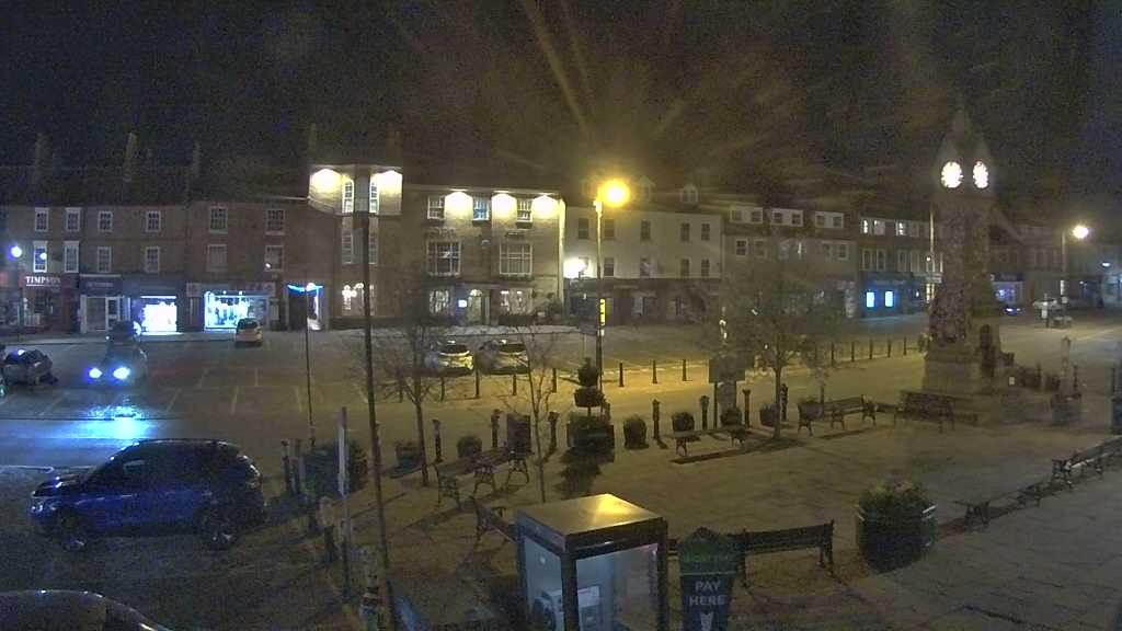 Thirsk webcam overlooking the Market Place