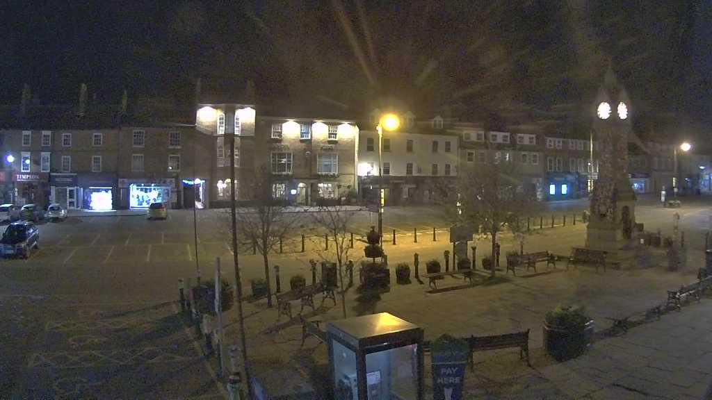 Thirsk webcam overlooking the Market Place