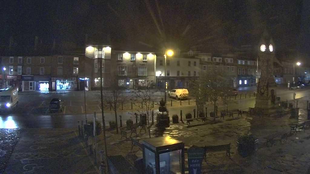 Thirsk webcam overlooking the Market Place