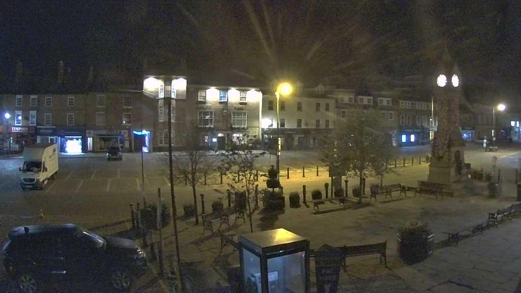 Thirsk webcam overlooking the Market Place