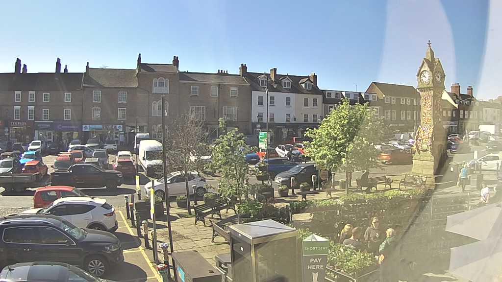 Thirsk webcam overlooking the Market Place