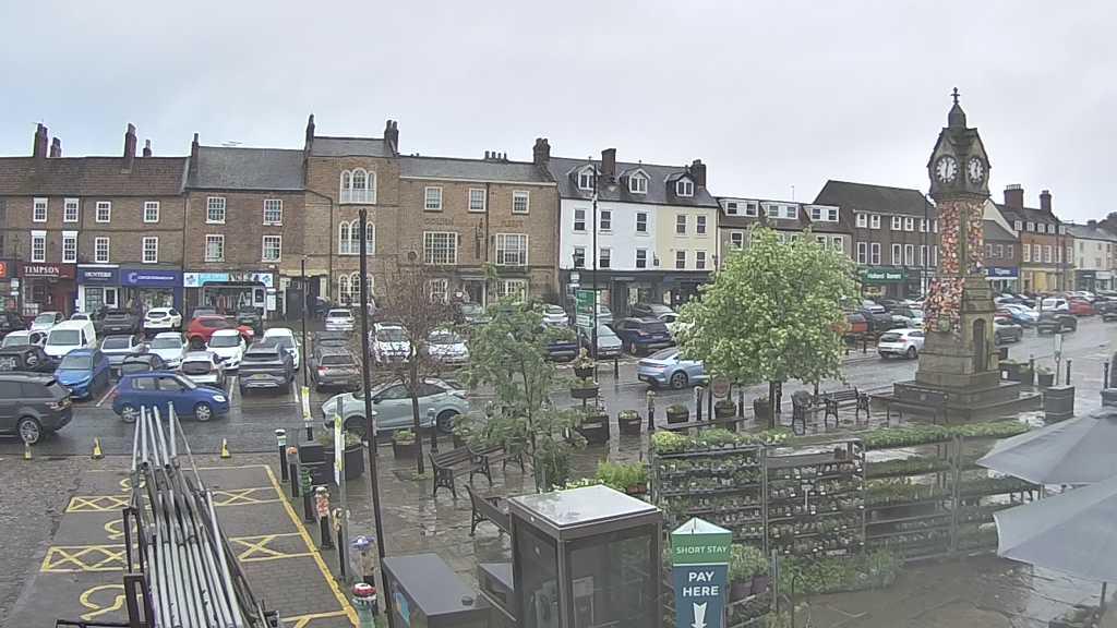 Thirsk webcam overlooking the Market Place