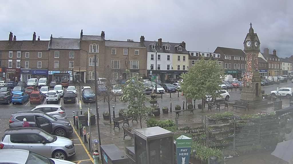 Thirsk webcam overlooking the Market Place