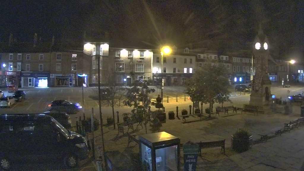 Thirsk webcam overlooking the Market Place