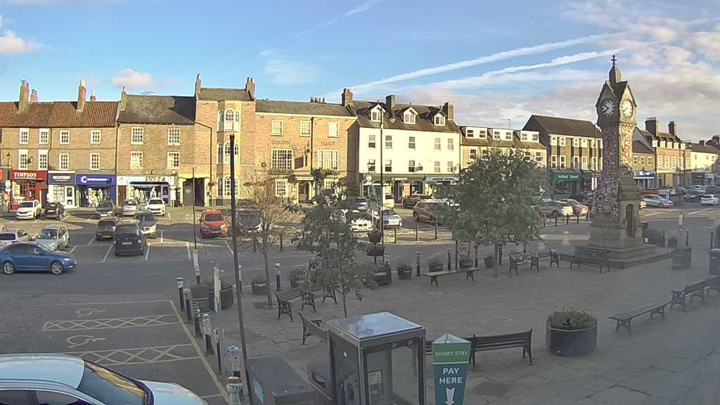 Thirsk webcam overlooking the Market Place
