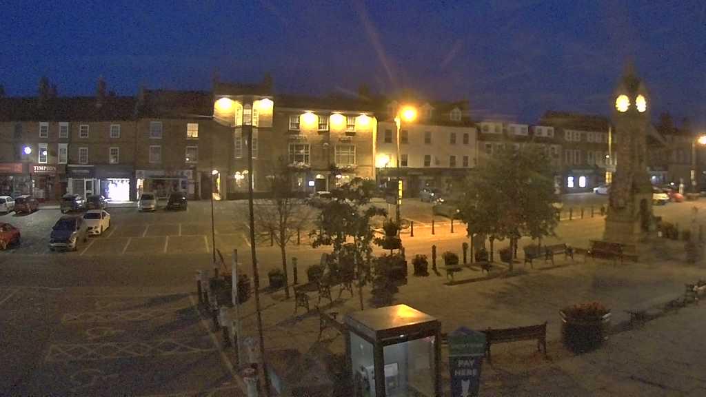 Thirsk webcam overlooking the Market Place
