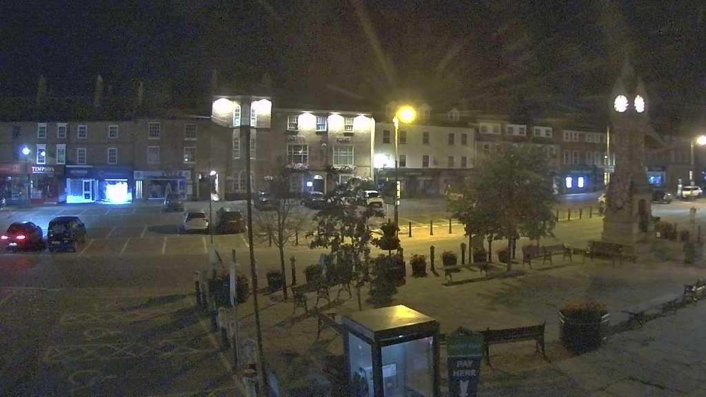 Thirsk webcam overlooking the Market Place